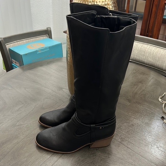 DR. SCHOLL'S Women's Liberate Wide Calf High Shaft Boots - Picture 2 of 12